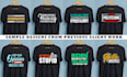 create eye catching minimalist typography t shirt design