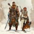 create full body dnd character art and illustration