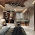 3d interior design for bedroom, bathroom,and office space