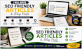 write professional SEO blog content and articles