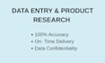 do professional amazon product research and data entry in excel