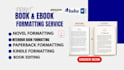interior formatting for amazon kdp paperback, ebook layout, novel formatting
