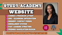 education website design, school website wordpress, academy website design