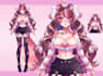 draw and rig live2d model 2d vtuber model live2d vtuber model anime model
