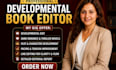 developmental edit your dark romance, thriller, or mystery novel