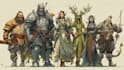 create warcraft fantasy dungeons and dragons illustrations