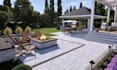 do 3d backyard landscape design with pool, patio, garden design and 3d rendering