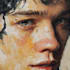 paint a real oil painting on canvas