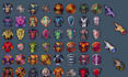 create pixel art icon, pixel asset , items for your game