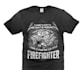 make american flag eagle firefighter logo