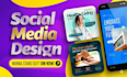 design aesthetic canva instagram posts for your brand