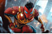 design futuristic superhero character
