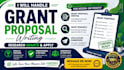 handle grant proposal writing, grant research, and application submission