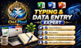 fast data entry, typing, PDF to word, excel work