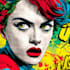 design an amazing superhero pop art