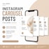 create modern instagram carousel posts design in canva