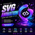 create smooth professional svg animations for websites and apps