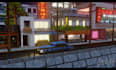 create retro low poly ps1 style 3d environment, ps1 map and indie game assets