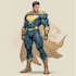 superhero character for comics