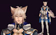 draw 2d vtuber model, live2d model, anime live 2d rig, streaming 3d vtuber model