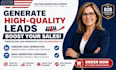 generate b2b leads linkedin ads email marketing strategy for sales