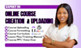online course training manual video course creation powerpoint presentation