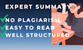 summarize documents, articles and content clearly and professionally