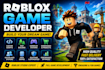 develop roblox game roblox environment 3d model roblox map, weapon roblox studio