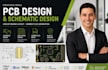 design pcb circuit board layout, schematic design gerber files generation
