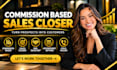 be commission based sales closer b2b sales rep appointment setting cold caller