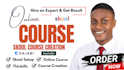 create online course content, skool course setup, thinkific teachable course