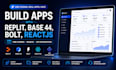 build apps with replit, base 44, bolt reactjs vibe coding base44 api integration