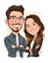 draw your couple caricature