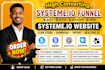 create a sales funnel that converts with systeme io, clickfunnels, stan store