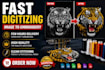 digitize image for embroidery dst pes file fast