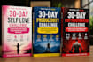 write a 30 day challenge ebook or self improvement guide