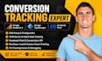 setup ga4, google tag manager, and facbook pixel for conversion tracking