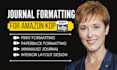 format minimalist journal layout for amazon kdp print