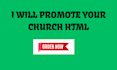 promote your church HTML professionally