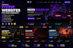 create a modern fivem server website or gaming community website