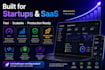 build a saas web app or dashboard using react and next js