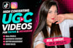 create engaging tiktok, reels and ugc video content