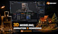 do 3d modelling, animation, and rendering in blender, unreal engine and redshift