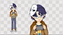 draw cute 2d anime pixel model pixel live2d vtuber model pixel character rigging