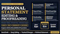 edit medical school personal statement, residency and application essays