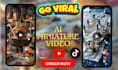create viral ai miniature video tinyworkers 3d miniature world miniworkers ads