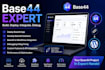 deploy base44 app, develop base44 to wordpress, debugging base 44, base44 expert