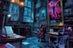 comic book illustration, comic graphic novel