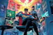comic book illustration with comic book