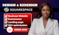squarespace website design  squarespace website redesign , landing page